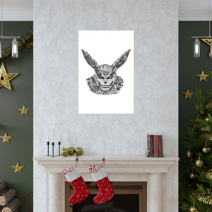 KURAMA BLACK & WHITE POSTER KURAMA BLACK & WHITE POSTER