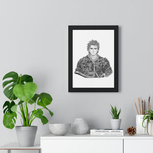 THORFINN BLACK & WHITE FRAMED POSTER THORFINN BLACK & WHITE FRAMED POSTER