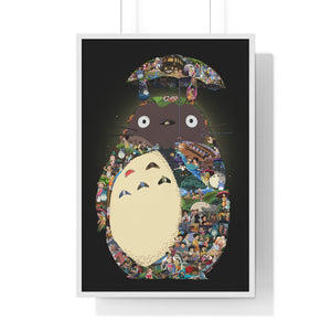 TOTORO COLOR FRAMED POSTER TOTORO COLOR FRAMED POSTER