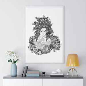 GOKU SSJ4 BLACK & WHITE FRAMED POSTER GOKU SSJ4 BLACK & WHITE FRAMED POSTER