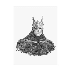 KAIJU NO. 8 BLACK & WHITE POSTER KAIJU NO. 8 BLACK & WHITE POSTER