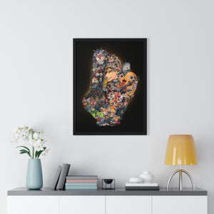 DENJI COLOR FRAMED POSTER DENJI COLOR FRAMED POSTER