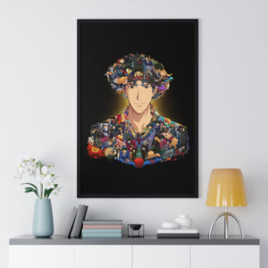 SPIKE SPIEGEL COLOR FRAMED POSTER SPIKE SPIEGEL COLOR FRAMED POSTER