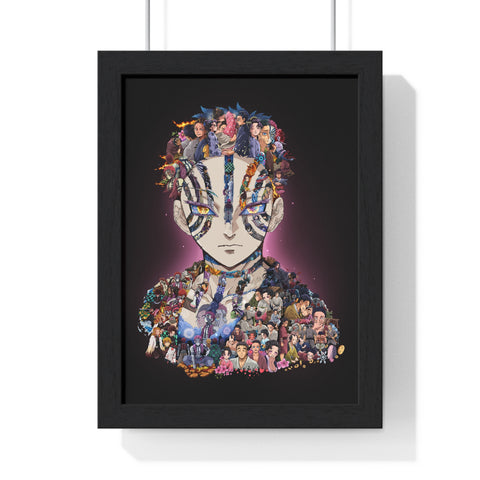 AKAZA COLOR FRAMED POSTER