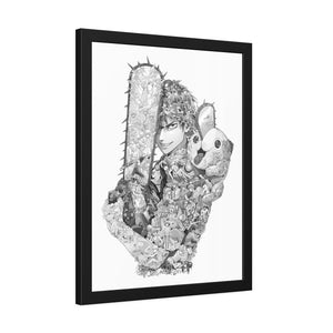 DENJI BLACK & WHITE FRAMED POSTER DENJI BLACK & WHITE FRAMED POSTER
