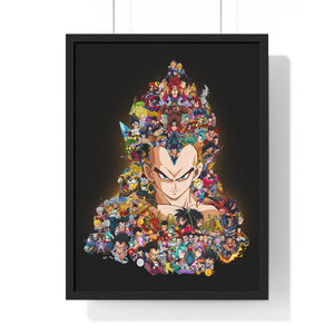 VEGETA SSJ4 COLOR FRAMED POSTER VEGETA SSJ4 COLOR FRAMED POSTER