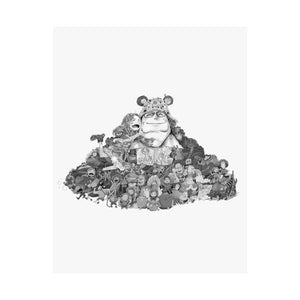 KUMA BLACK & WHITE POSTER KUMA BLACK & WHITE POSTER