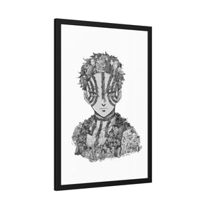 AKAZA BLACK & WHITE FRAMED POSTER AKAZA BLACK & WHITE FRAMED POSTER