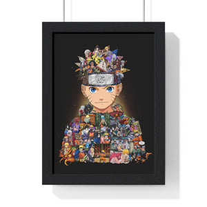 KID NARUTO COLOR FRAMED POSTER KID NARUTO COLOR FRAMED POSTER