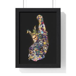 ALL MIGHT COLOR FRAMED POSTER ALL MIGHT COLOR FRAMED POSTER