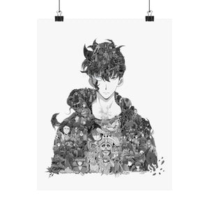 SUNG JINWOO BLACK & WHITE POSTER SUNG JINWOO BLACK & WHITE POSTER