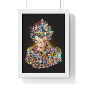 GOGETA COLOR FRAMED POSTER GOGETA COLOR FRAMED POSTER