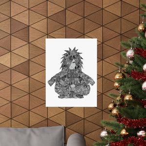 MADARA BLACK & WHITE POSTER MADARA BLACK & WHITE POSTER