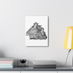 WHITEBEARD ROGER BLACK & WHITE CANVAS WHITEBEARD ROGER BLACK & WHITE CANVAS