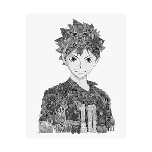 HINATA BLACK & WHITE POSTER HINATA BLACK & WHITE POSTER