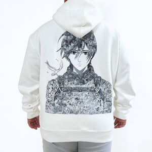 MIKASA BLACK & WHITE HOODIE (Ship from Viet Nam) MIKASA BLACK & WHITE HOODIE (Ship from Viet Nam)