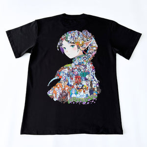 FRIEREN COLOR PREMIUM T-SHIRT (Art on back - Ship from Viet Nam) FRIEREN COLOR PREMIUM T-SHIRT (Art on back - Ship from Viet Nam)