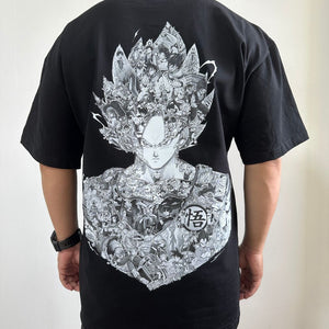 GOKU PREMIUM T-SHIRT (Art on back - Clean ver - Ship from Viet Nam) GOKU PREMIUM T-SHIRT (Art on back - Clean ver - Ship from Viet Nam)