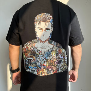 EREN YEAGER COLOR PREMIUM T-SHIRT (Art on back - Ship from Viet Nam) EREN YEAGER COLOR PREMIUM T-SHIRT (Art on back - Ship from Viet Nam)