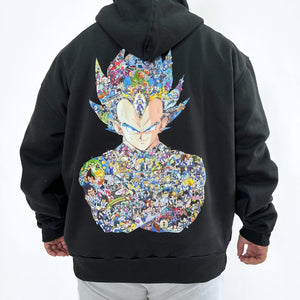 VEGETA WITH STORY COLOR HOODIE (Ship from Viet Nam) VEGETA WITH STORY COLOR HOODIE (Ship from Viet Nam)