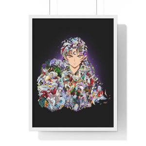 SESSHOMARU COLOR FRAMED POSTER SESSHOMARU COLOR FRAMED POSTER