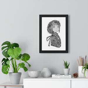 CHIHIRO BLACK & WHITE FRAMED POSTER CHIHIRO BLACK & WHITE FRAMED POSTER