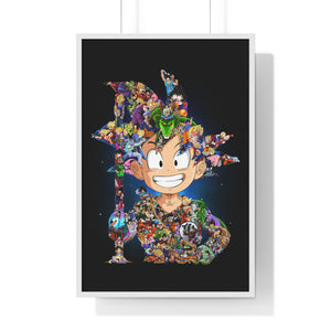 KID GOKU COLOR FRAMED POSTER KID GOKU COLOR FRAMED POSTER