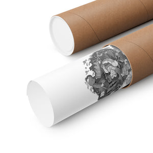 VEGETA SSJ4 BLACK & WHITE POSTER VEGETA SSJ4 BLACK & WHITE POSTER