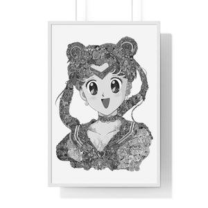 USAGI BLACK & WHITE FRAMED POSTER USAGI BLACK & WHITE FRAMED POSTER