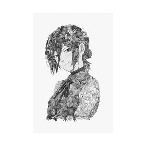 REZE BLACK & WHITE POSTER REZE BLACK & WHITE POSTER