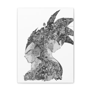 GOKU VEGETA BLACK & WHITE CANVAS (Clean ver) GOKU VEGETA BLACK & WHITE CANVAS (Clean ver)