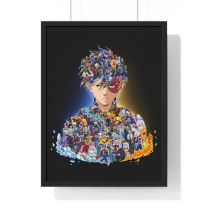 TODOROKI COLOR FRAMED POSTER TODOROKI COLOR FRAMED POSTER