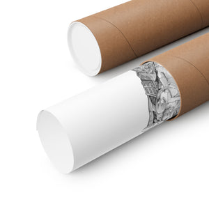 REZE BLACK & WHITE POSTER REZE BLACK & WHITE POSTER