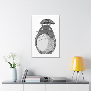 TOTORO BLACK & WHITE CANVAS TOTORO BLACK & WHITE CANVAS