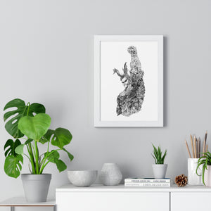 ALL MIGHT BLACK & WHITE FRAMED POSTER ALL MIGHT BLACK & WHITE FRAMED POSTER