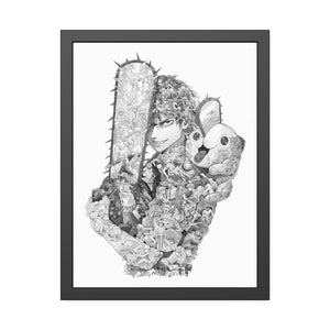 DENJI BLACK & WHITE FRAMED POSTER DENJI BLACK & WHITE FRAMED POSTER