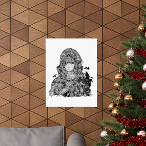 ITACHI BLACK & WHITE POSTER ITACHI BLACK & WHITE POSTER