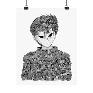 YUSUKE BLACK & WHITE POSTER YUSUKE BLACK & WHITE POSTER