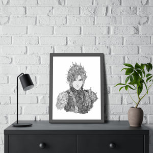 CLOUD BLACK & WHITE FRAMED POSTER CLOUD BLACK & WHITE FRAMED POSTER