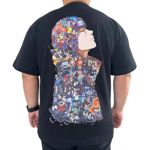 ITACHI (RAIN) Color Premium T-Shirt (Art on back) ITACHI (RAIN) COLOR PREMIUM T-SHIRT (Art on back - Ship from Viet Nam)