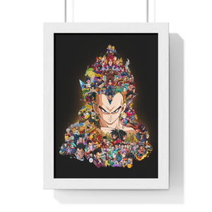 VEGETA SSJ4 COLOR FRAMED POSTER VEGETA SSJ4 COLOR FRAMED POSTER