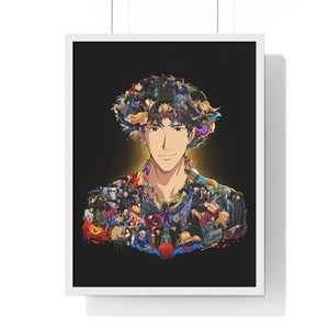 SPIKE SPIEGEL COLOR FRAMED POSTER SPIKE SPIEGEL COLOR FRAMED POSTER