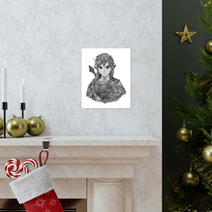 LINK BLACK & WHITE POSTER LINK BLACK & WHITE POSTER