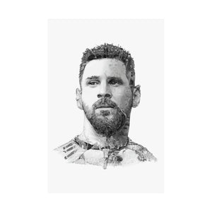 MESSI 2023 BLACK & WHITE POSTER MESSI 2023 BLACK & WHITE POSTER