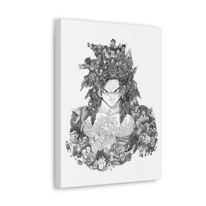 GOKU SSJ4 BLACK & WHITE CANVAS GOKU SSJ4 BLACK & WHITE CANVAS