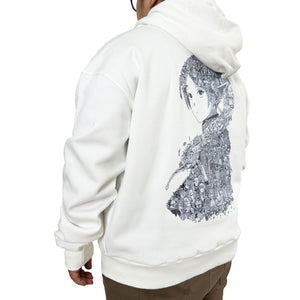 FRIEREN BLACK & WHITE HOODIE (Ship from Viet Nam) FRIEREN BLACK & WHITE HOODIE (Ship from Viet Nam)