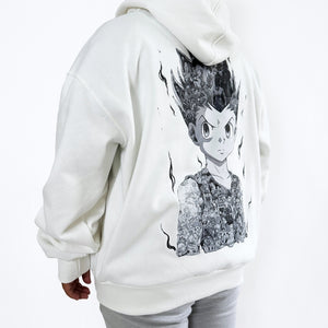 GON BLACK & WHITE HOODIE (Ship from Viet Nam) GON BLACK & WHITE HOODIE (Ship from Viet Nam)