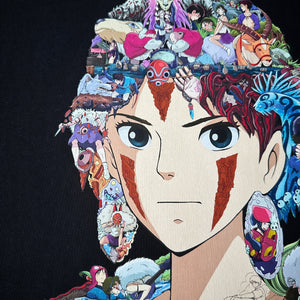PRINCESS MONONOKE COLOR PREMIUM T-SHIRT (Ship from Viet Nam) PRINCESS MONONOKE COLOR PREMIUM T-SHIRT (Ship from Viet Nam)