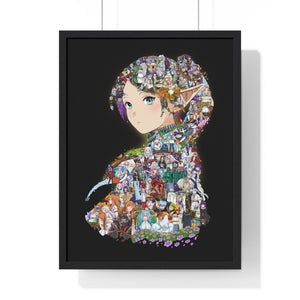 FRIEREN COLOR FRAMED POSTER FRIEREN COLOR FRAMED POSTER