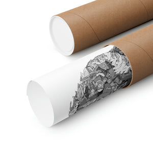 THORFINN BLACK & WHITE POSTER THORFINN BLACK & WHITE POSTER